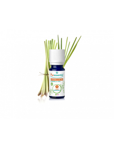 Citronnelle De Java Bio 10 ml Huiles Essentielles Puressentiel