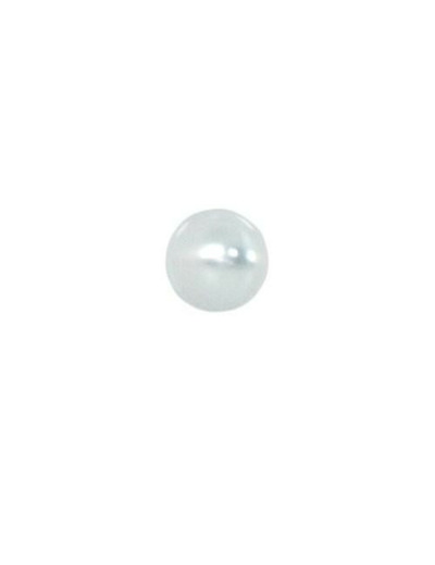 Bouton boule blanc 10 mm