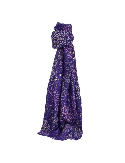 Foulard Farfouillette Busan Grain de riz Violet