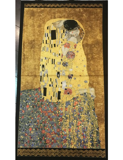 Coupon Tissu Le baiser Gustav Klimt