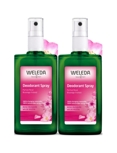 WELEDA DUO DEO ROSE 2X100ML