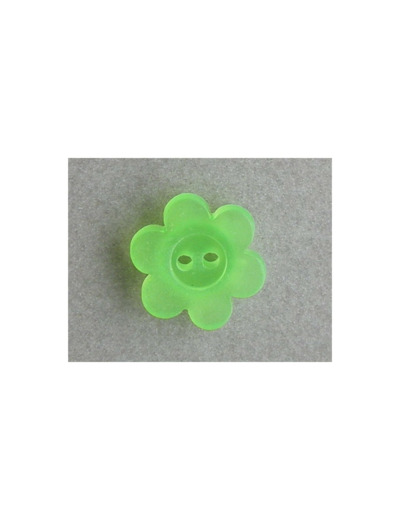 Bouton fleur fluo vert