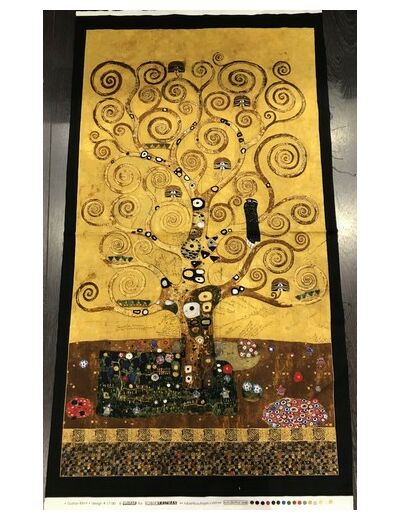 Coupon Tissu l'arbre de vie Gustav Klimt