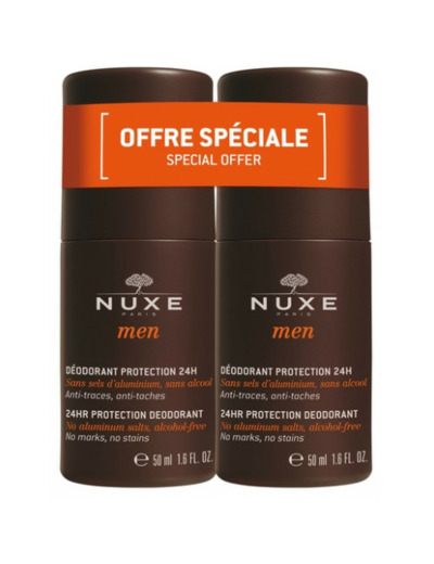 NUXE MEN DEODORANT 24H 2X50ML