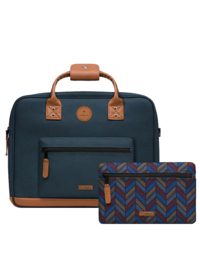 Cabaïa Messenger Chicago Sac Ordinateur 14" Bleu