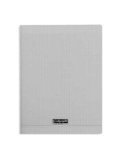 Cahier 24x32 - 96 pages - Séyès - Polypro gris