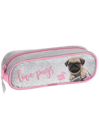 Fourre-tout ovale "Studio Pets" - Love pugs