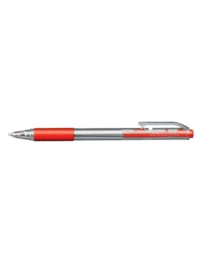 Stylo à bille rétractable "Spring Grip", rouge