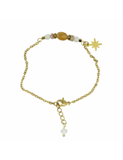Bracelet chaine pierre DUNE