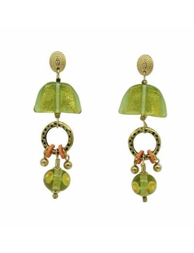 Boucles d'oreilles demi-lune ZESTE