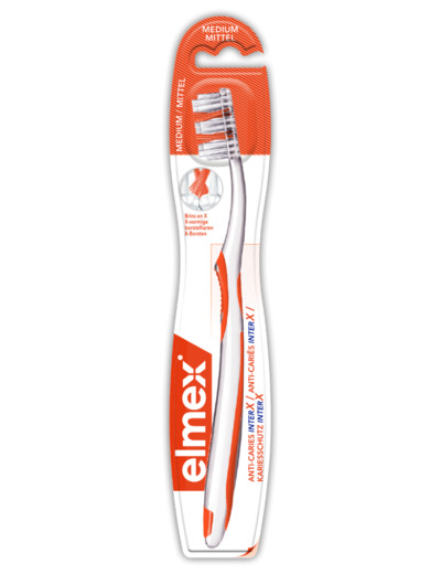 Anti-caries Inter X Brosse A Dents Medium Elmex