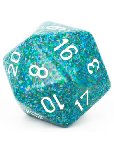 CHESSEX - D20 JUMBO 34 mm - GRANITE Sea