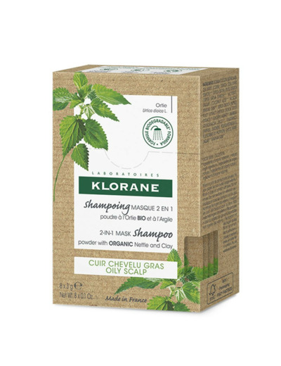 KLORANE ORTIE SHAMPOOING MASQUE 2EN1