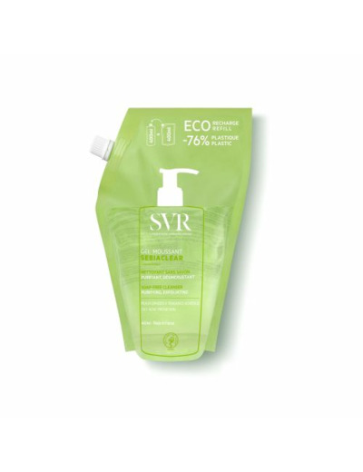 SVR SEBIACLEAR GEL MOUSSANT RECHARG 400ML