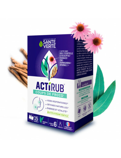 Coups de froid 15 Sachets ActiRub Adulte Sante Verte