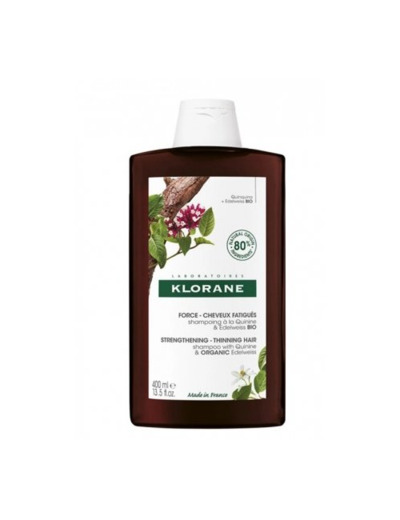 KLORANE SHP F QUININE-EDELWEISS BIO 400ML