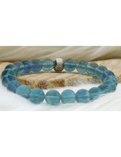 BRACELET FLUORINE BLEUE