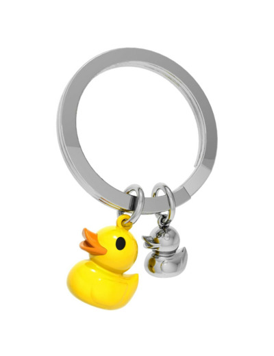 Metalmorphose Porte-clés Canard jaune