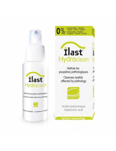 Nettoyant Paupieres A L'acide Hayluronique 50ml Ilast Hydraclean Horus Pharma