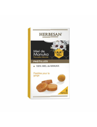 Pastilles Miel De Manuka 10+ 8 Pastilles Herbasen Herbesan