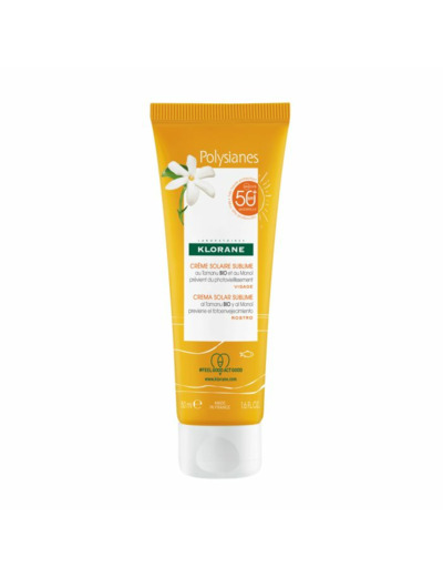 Creme Solaire Sublime SPF50+ Visage 50ml Polysianes Klorane