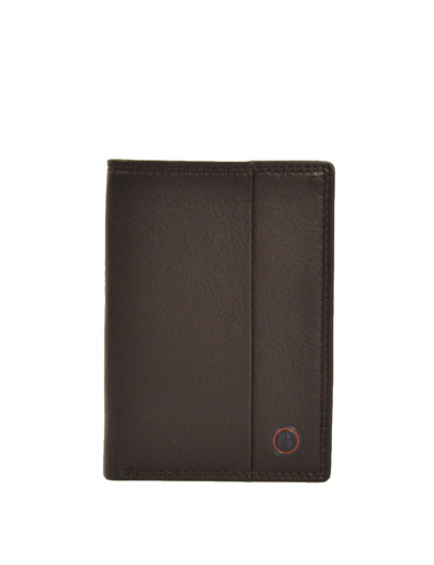 Serge Blanco Vancouver Mini Portefeuille Cuir VAN21052 Chocolat