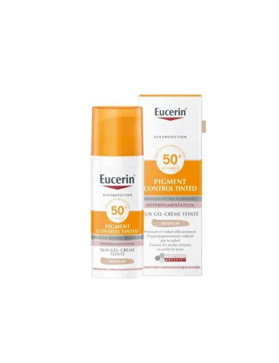 Pigment control Gel-Crème SPF50+ Teinté 50ml Sun Protection Eucerin
