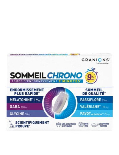 GRANIONS SOMMEIL CHRONO 9MIN CPR30
