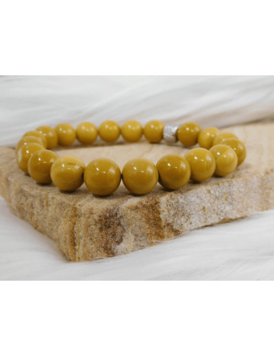 BRACELET JASPE JAUNE