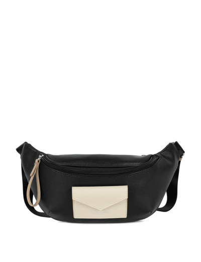 Lancaster Maya Sac Banane 517-85 Noir Ecru Nude