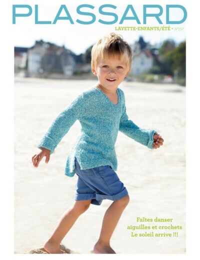 Magazine tricot N°157 - Layette-Enfant / été - Plassard