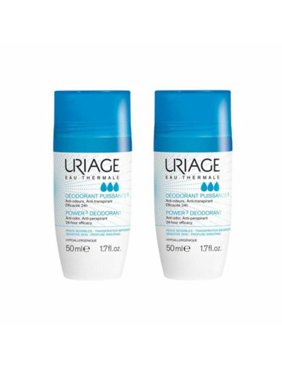 URIAGE DEO PUISSANCE LOT2X50ML