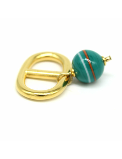 Accroche-foulard Murano vert