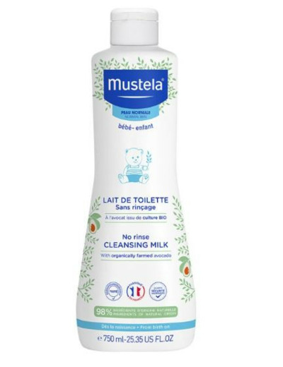 MUSTELA LAIT TOILETTE SS RINCAGE FL750ML