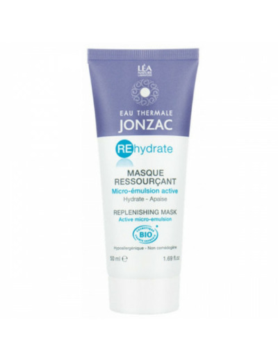 Masque Ressourcant Bio Rehydrate 50ml Eau thermale Jonzac