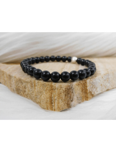 BRACELET OBSIDIENNE OEIL CELESTE