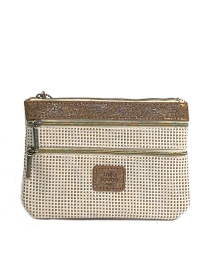 Mila Louise Pair PM FB Porte-monnaie Toile Camel