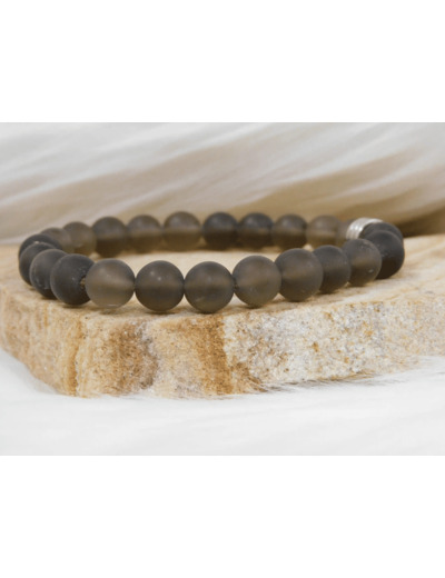 BRACELET QUARTZ FUMEE