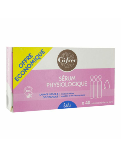 GIFRER SERUM PHYSIO B/40