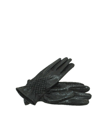 Atoll Palme Eclat Python Gants Imprimé Python Noir
