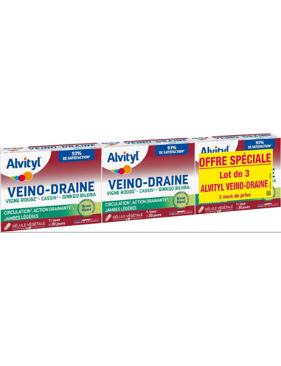 ALV VEINO-DRAINE BTE30 X3