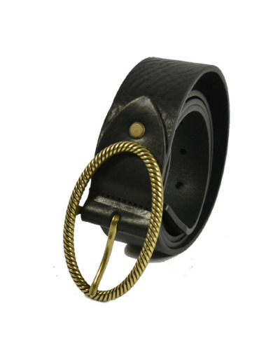 Berthille Ceinture Missouri Cuir Ajustable Noir