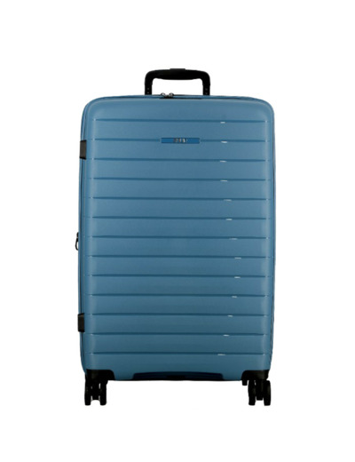 Jump Striper Valise 66cm 4 Roues Extensible Bleu