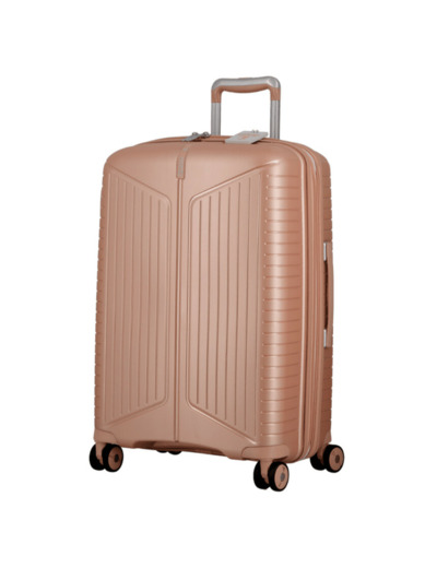 Jump EV24 Valise 66cm 4 Roues Extensible Rose Pale