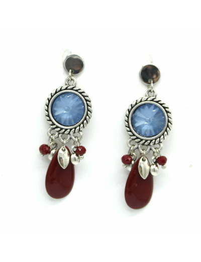 Boucles d'oreilles cristal Oralya