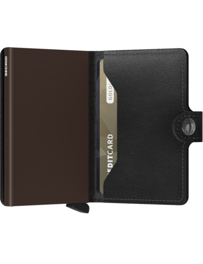 Secrid Porte-Carte Miniwallet Original Black Brown