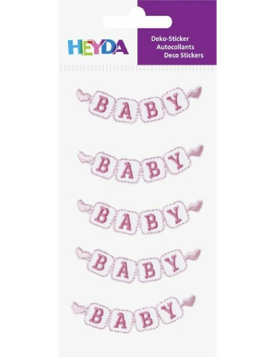 Sticker textile "Bébé fille"