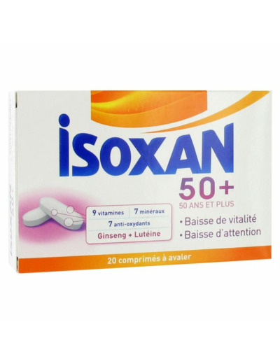 50+ Boite De 20 Comprimes Isoxan