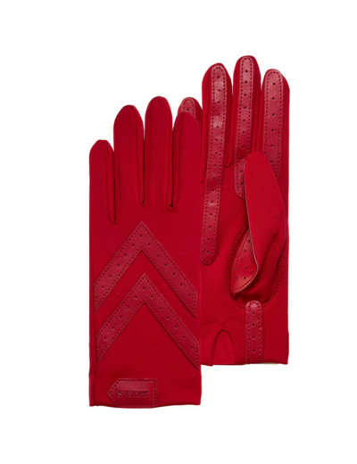 Isotoner Gants Femme Stretch Recyclé Rouge