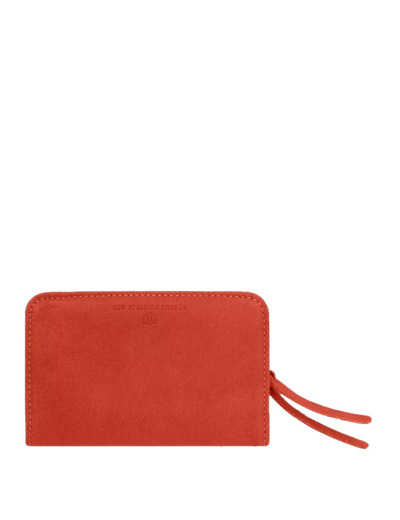 Ateliers Fourès Baroudeuse Portefeuille Compagnon Néréides B53 Orange Confite